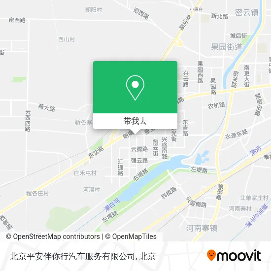 北京平安伴你行汽车服务有限公司地图