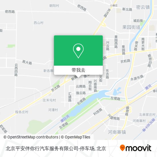 北京平安伴你行汽车服务有限公司-停车场地图