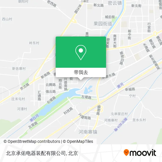 北京承佑电器装配有限公司地图
