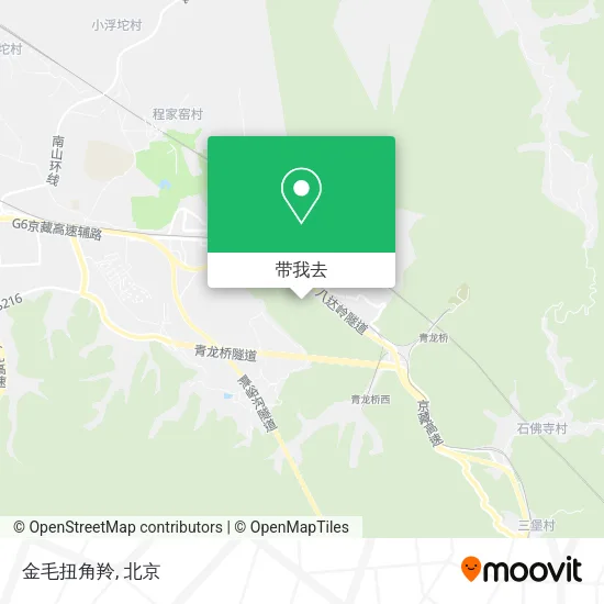 金毛扭角羚地图