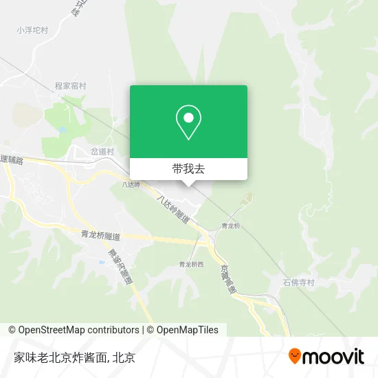 家味老北京炸酱面地图