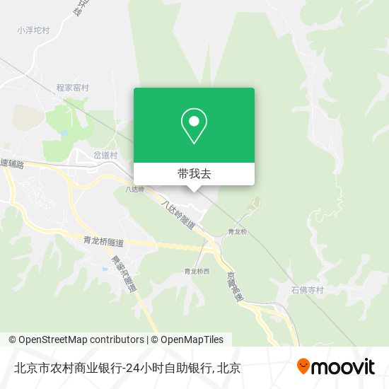 北京市农村商业银行-24小时自助银行地图