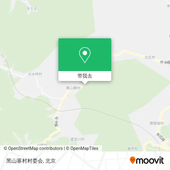 黑山寨村村委会地图