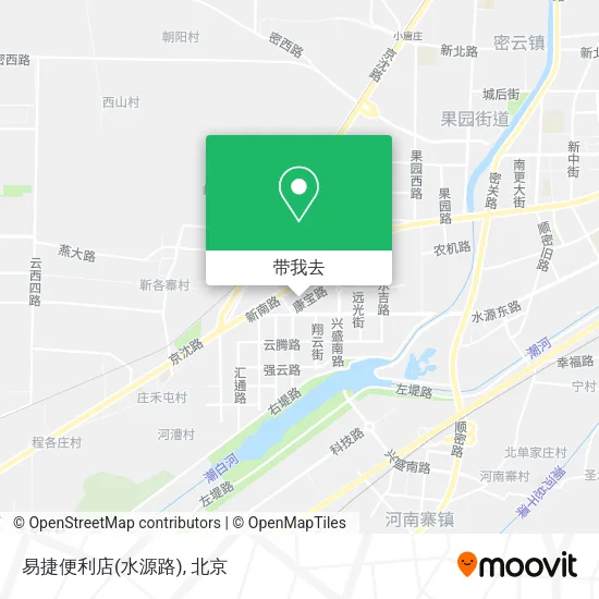 易捷便利店(水源路)地图