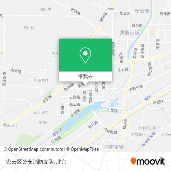 密云区公安消防支队地图