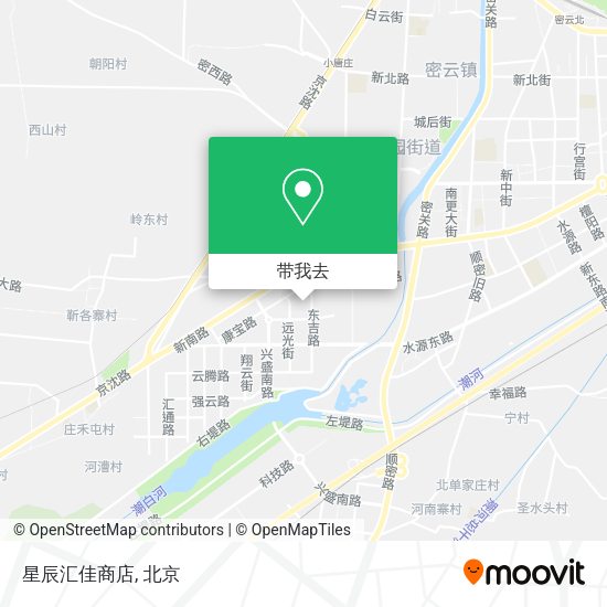 星辰汇佳商店地图