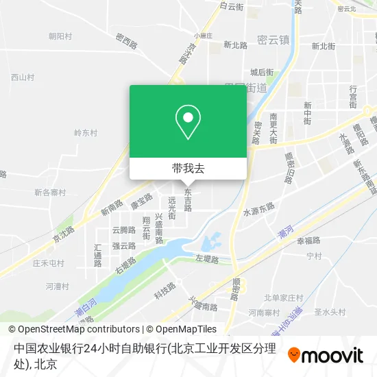 中国农业银行24小时自助银行(北京工业开发区分理处)地图