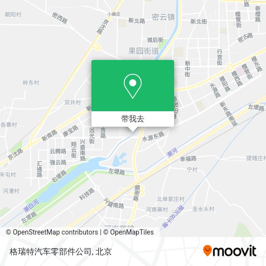 格瑞特汽车零部件公司地图