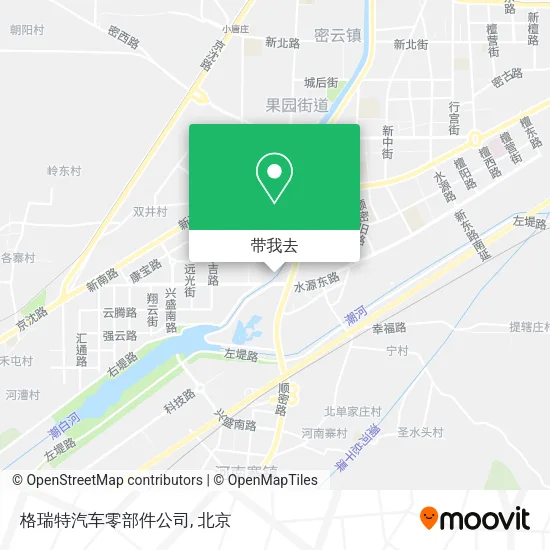 格瑞特汽车零部件公司地图