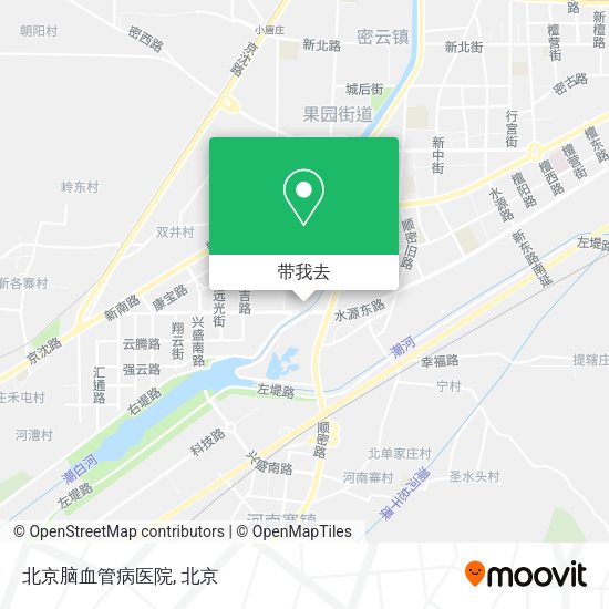 北京脑血管病医院地图