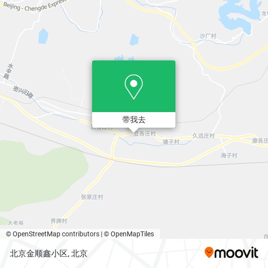 北京金顺鑫小区地图