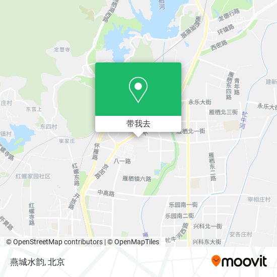 燕城水韵地图