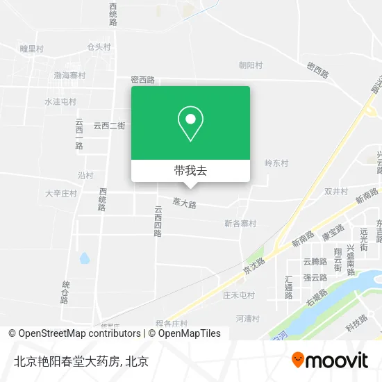 北京艳阳春堂大药房地图