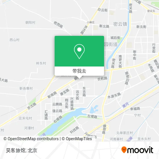 昊客旅馆地图