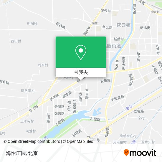 海怡庄园地图