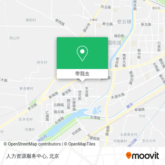 人力资源服务中心地图