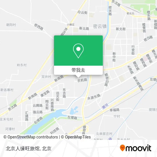 北京人缘旺旅馆地图