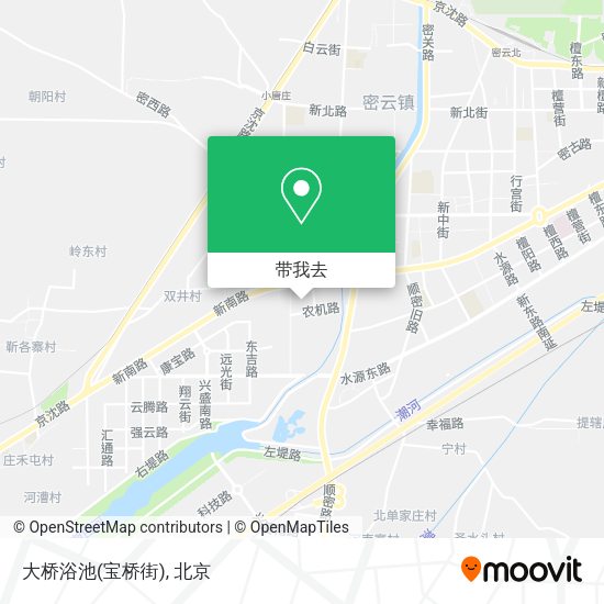 大桥浴池(宝桥街)地图