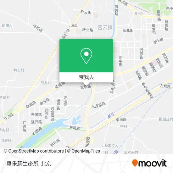 康乐新生诊所地图