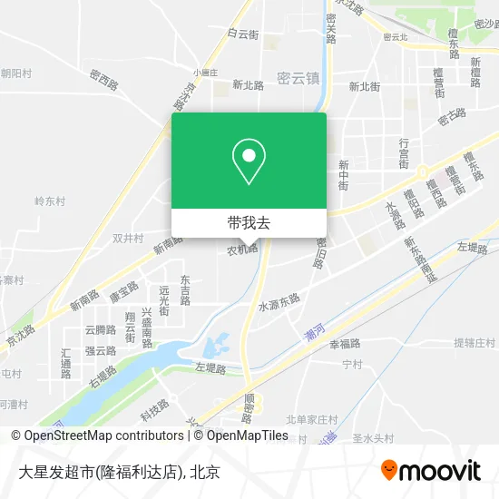 大星发超市(隆福利达店)地图