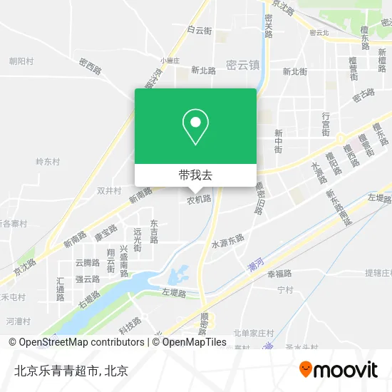 北京乐青青超市地图
