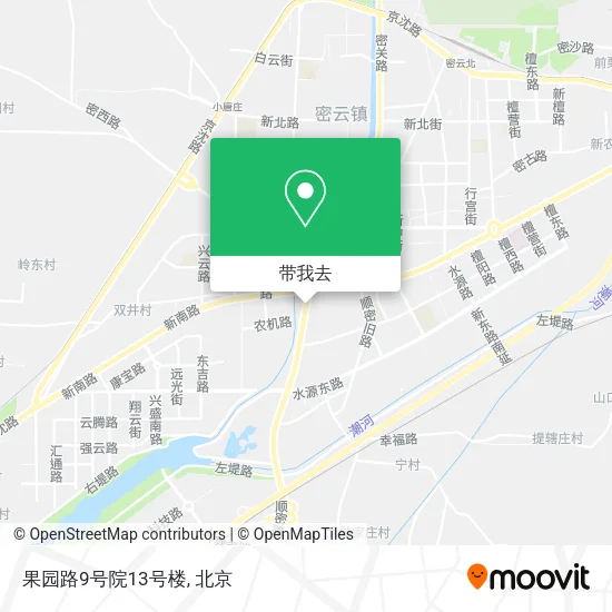 果园路9号院13号楼地图