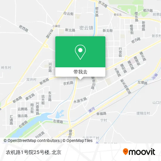 农机路1号院25号楼地图