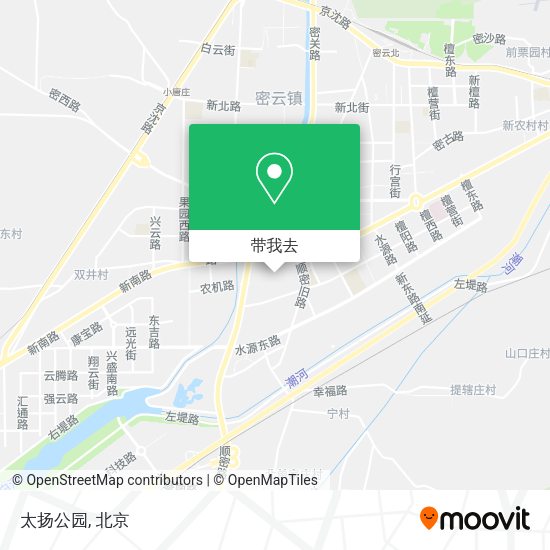 太扬公园地图