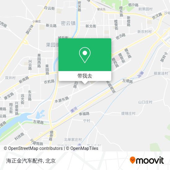 海正金汽车配件地图