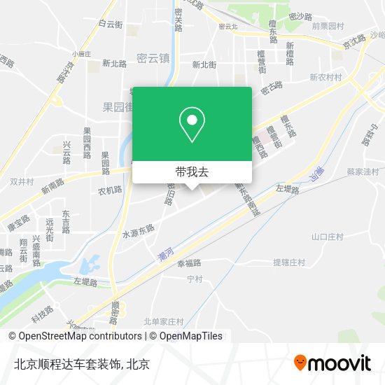 北京顺程达车套装饰地图