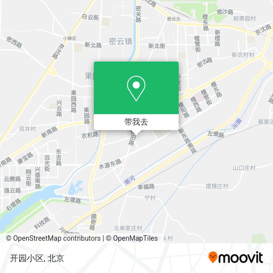 开园小区地图