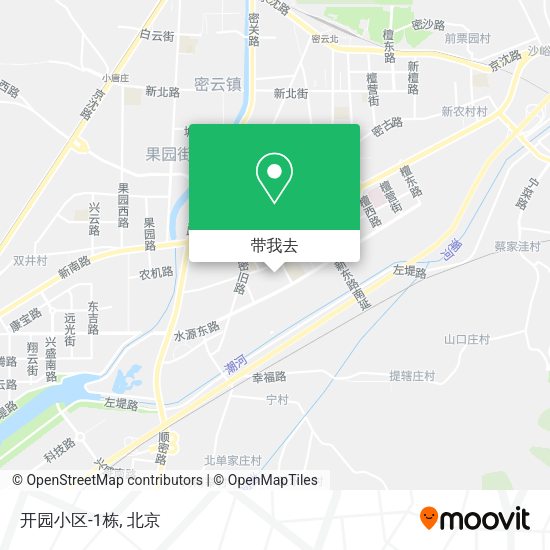 开园小区-1栋地图