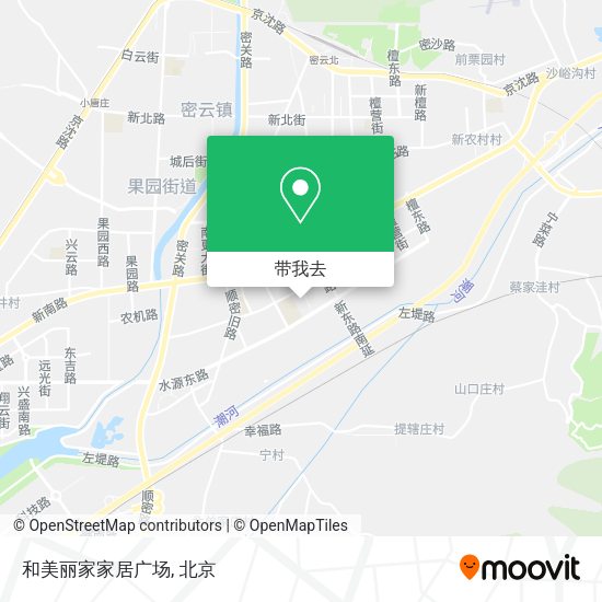 和美丽家家居广场地图