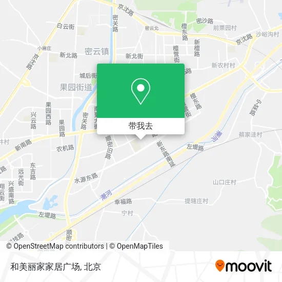 和美丽家家居广场地图