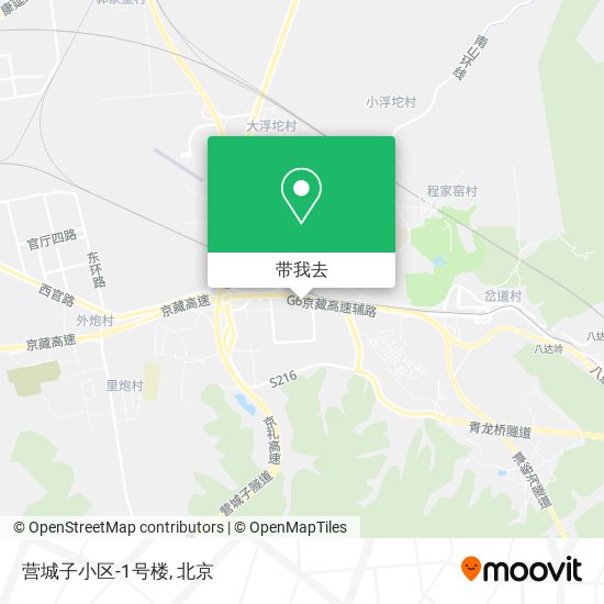 营城子小区-1号楼地图