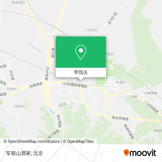 军都山酒家地图