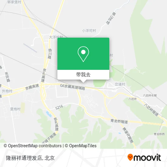 隆丽祥通理发店地图