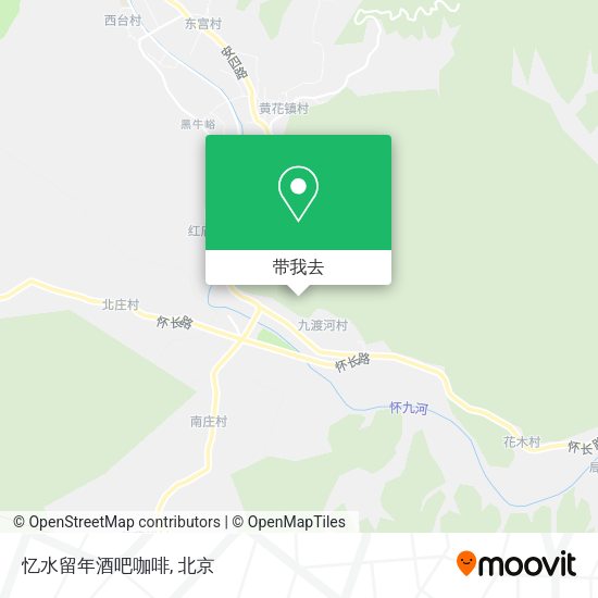 忆水留年酒吧咖啡地图