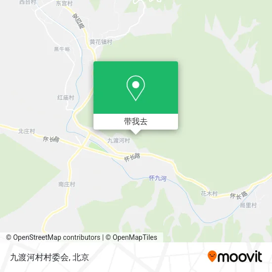 九渡河村村委会地图