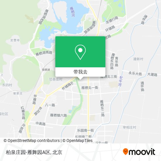 柏泉庄园-雁舞园A区地图