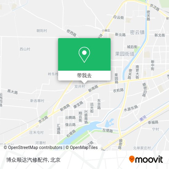 博众顺达汽修配件地图