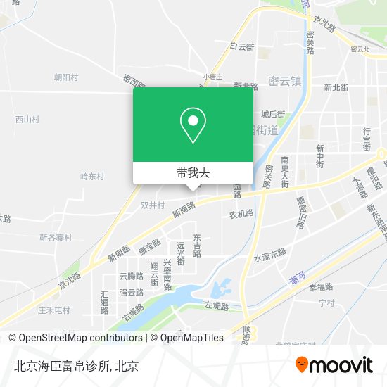北京海臣富帛诊所地图