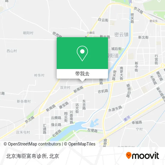 北京海臣富帛诊所地图