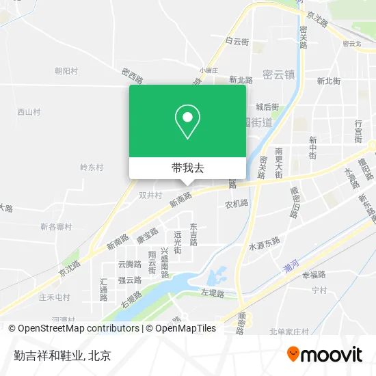 勤吉祥和鞋业地图