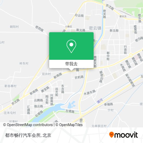 都市畅行汽车会所地图