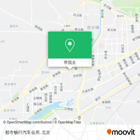 都市畅行汽车会所地图
