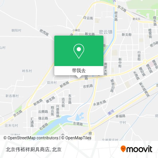 北京伟裕祥厨具商店地图