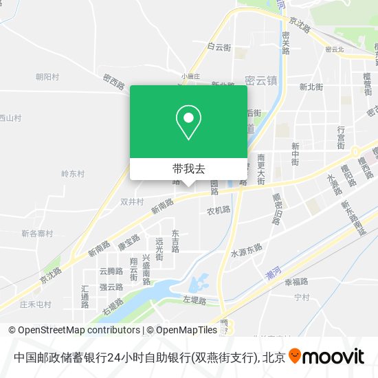 中国邮政储蓄银行24小时自助银行(双燕街支行)地图