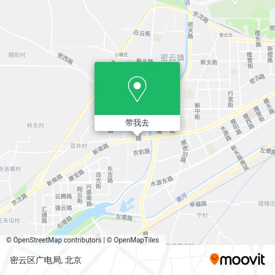 密云区广电局地图