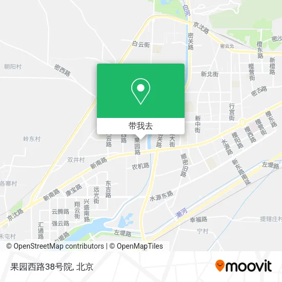 果园西路38号院地图